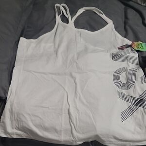 VSX White Camisole with Graphic Design